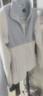 骆驼（CAMEL）三防冲锋衣户外登山服防风防水防污三合一运动外套 AD22263513X，抓绒内胆月光蓝女 S 实拍图