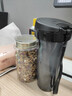 特百惠（Tupperware）茶韵500ml塑料杯男女士学生运动水杯子大容量泡茶杯 酷炫黑 实拍图