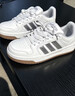 adidas ENTRAP美式校园风运动少年感复古篮球风板鞋男女阿迪达斯   白色/暗银金属/树脂黄   39 实拍图