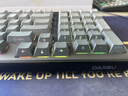 达尔优（dareu）A98专业版98配列无线三模机械游戏键盘RGB灯光客制化Gasket结构8000mA大师轴-白烟青侧刻 实拍图