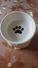 甜浪海猫碗陶瓷猫粮碗狗碗猫食盆猫咪喝水碗高脚斜口防打翻护颈喂食碗 实拍图