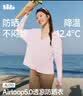 蕉下（beneunder）防晒衣女防紫外线外套短款辣妹立领修身AL819初云蓝S 实拍图