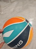 李宁（LI-NING）篮球儿童5号比赛室内外耐磨水泥地幼儿小学生青少年户外橡胶五号 实拍图