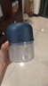 绞肉机小型打蒜器家用绞蒜切蒜器多功能辅食料理机电动蒜泥神器蒜蓉机自动切菜机压蒜器 宝蓝色- 0.26L （升级大电机） 实拍图