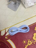 艾昊者适用苹果数据线iPhone14/13/12/11promax/6s/7/8plus液态软胶充电线带灯手机通用快充 自带柔和灯【蓝色】液态防断耐用线材 2米 实拍图