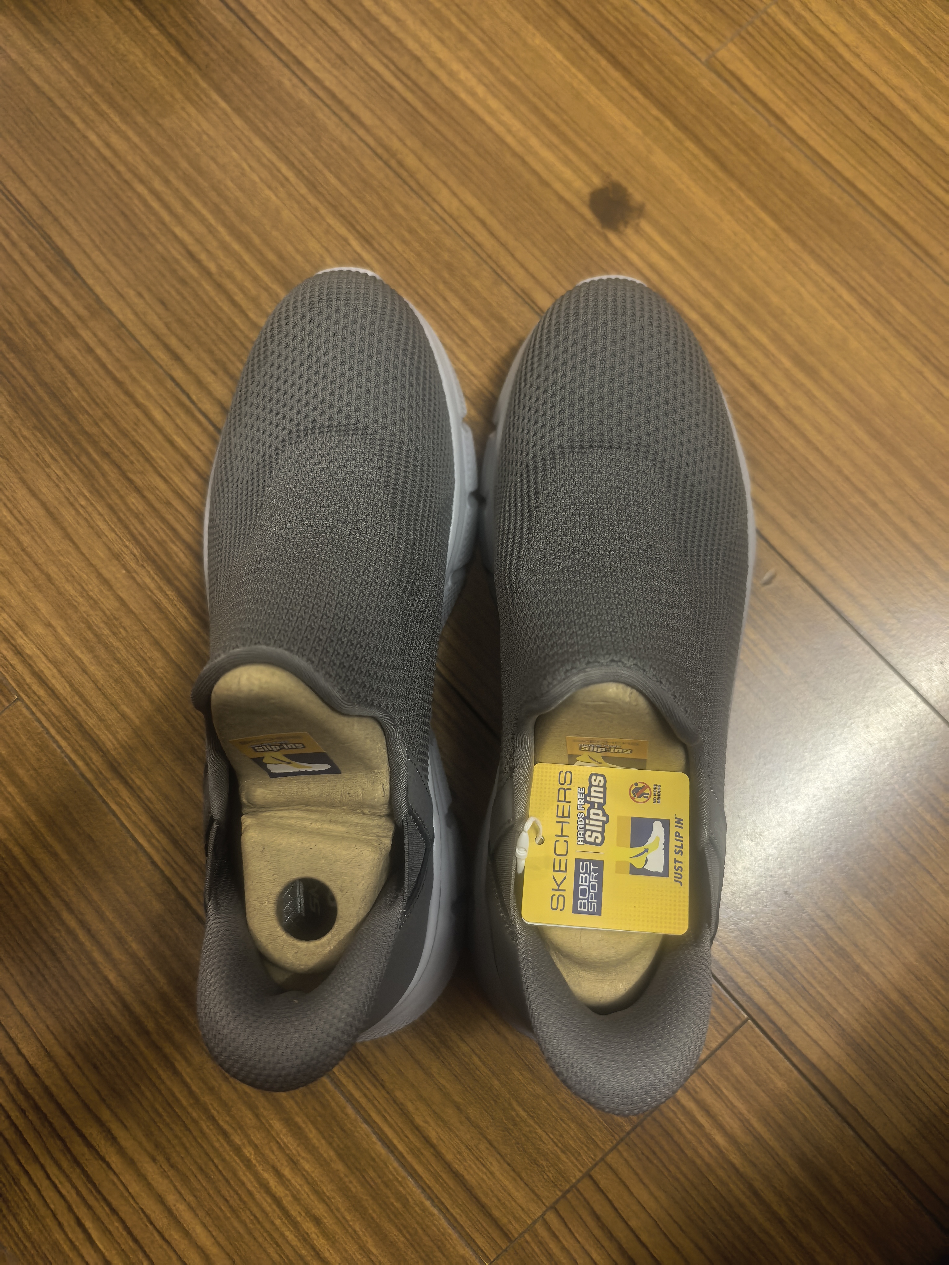 斯凯奇（Skechers）闪穿健步鞋男鞋秋季轻便休闲鞋一脚蹬软底运动鞋118306 实拍图