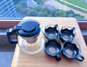 【京东物流】茶壶套装大容量玻璃茶杯带滤网耐高温茶具 1000ml壶+4只莲花杯 实拍图