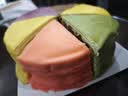 由集 六拼千层蛋糕 生日蛋糕 动物奶油芒果抹茶巧克力 六种口味 450g 实拍图