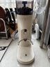 格米莱（Gemilai）【价保618】猫头鹰G3006H咖啡机 家用半自动咖啡机小家电意式浓缩 双泵双加热 【咖磨套装】3006H象牙白+9010C平刀 实拍图