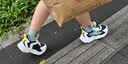 361°【逸动】儿童运动鞋男童跑步鞋夏季大网孔透气女童旋钮扣跑鞋 【四季密网】蓝/361白/水瓶蓝 35 实拍图