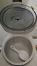 美的（Midea）【价保618】小碧玉电饭煲小型2-3人3升0氟有钛陶瓷白玉内胆家用电饭锅煮粥智能预约多功能锅RE360 实拍图