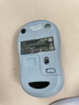 罗技（Logitech）M221 轻音鼠标 无线鼠标 办公鼠标 对称鼠标 带无线微型接收器 雾霭蓝 实拍图