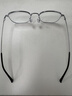 蔡司（ZEISS）镜片近视眼镜框男半框防蓝光辐射可配带散光度数眼睛女钛合金镜架 简约款 黑银 配colorein镜片1.56防蓝光 0-600度 实拍图