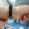 KMaxAI 适用华为手环4e/3e硅胶腕带 荣耀手环篮球版替换手环带 4Running运动表带 小清新手表带配件 黑色 实拍图