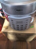 美的（Midea）有钛青瓷0涂层营养蒸电压力锅5L 智能预约多功能一体高压电饭锅MY-E5811G家用4-6人开盖火锅电饭煲 实拍图