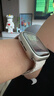 MSSM适用苹果手表表带apple watch S11/S10硅胶磁吸表带iwatch s9/se3/Ultra3/2回环运动表带 星光色 实拍图