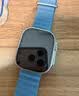 【京东健康关爱版】Apple/苹果Watch Ultra3 蜂窝款49毫米原色钛金属表壳浅蓝色高山回环式表带L 实拍图