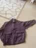 优衣库休闲短茄克男装女装合作款/外套夹克483835 74 紫罗兰色 3XL 实拍图
