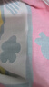 恒源祥六层纱布毛巾被纯棉夏凉空调被薄被全棉儿童学生午睡夏季毯子 彩云蓝【六层】 150×200cm 实拍图