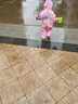 牧萌儿童雨衣男童连体套装防水全身幼儿园女孩小童 樱花独角兽 M 实拍图