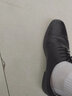 金猴皮鞋商务正装鞋男透气舒适牛皮系带德比鞋男鞋工作鞋男 黑色 单鞋 42 实拍图