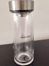 希诺双层玻璃杯男家用商务办公泡茶杯子过滤车载水杯XN-9607 410mL 实拍图