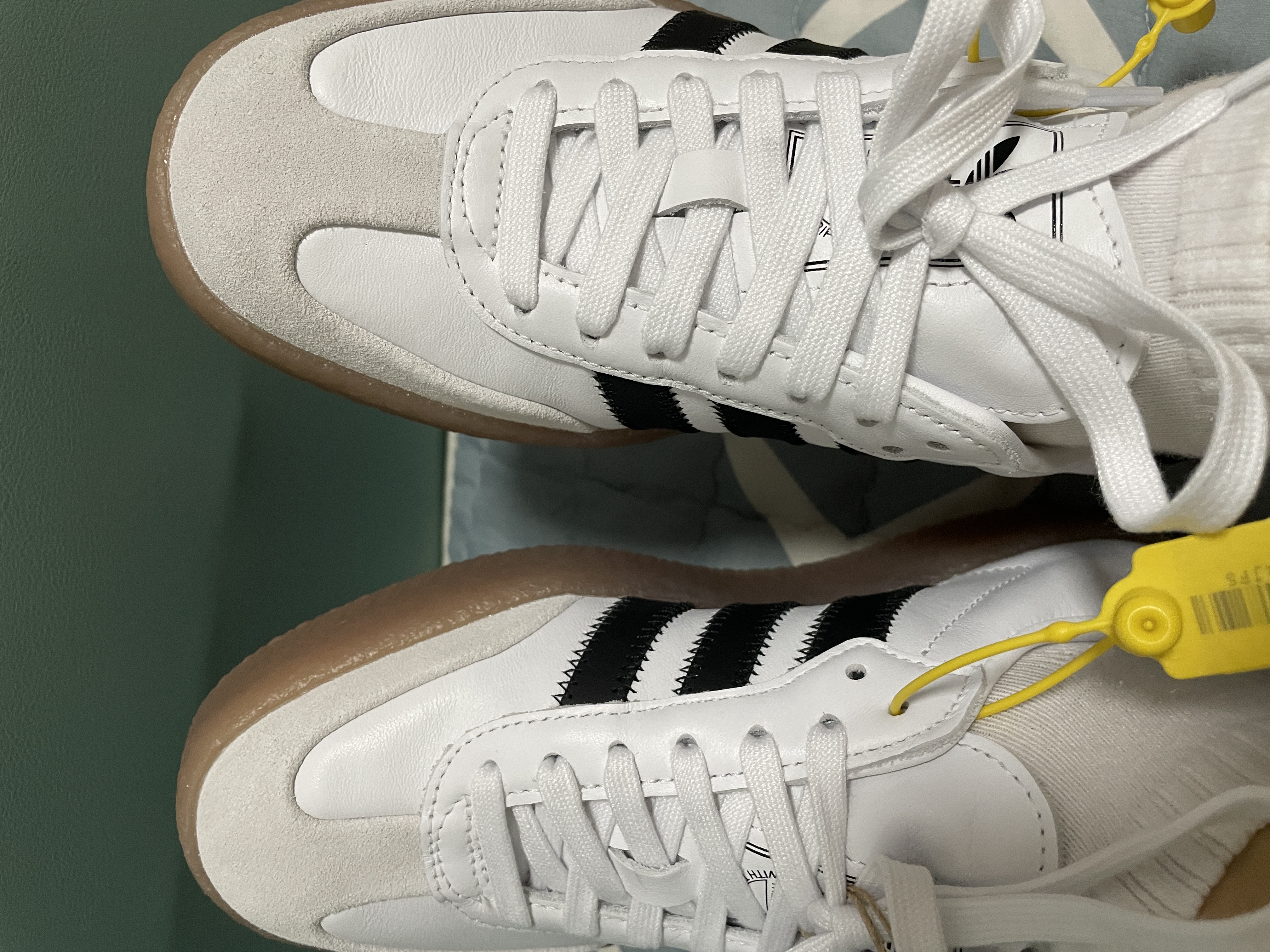 阿迪达斯adidas三叶草 SAMBAE女鞋 板鞋德训鞋 JI1349 36.5码 实拍图