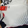 李宁（LI-NING）羽毛球服短袖套装夏季凉爽排球乒乓球打比赛运动服时尚专业透气 男子/白色上衣/黑色短裤 套装 XL 实拍图