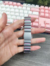 JINGZ品牌原装适用苹果手表s11表带金属apple watch s10磁吸iwatch s9小蛮腰8硅胶女士款不锈钢se夏通勤 新款小蛮腰【星光粉】实心不锈钢 · 液态硅胶 适用iwatch9/8/7【41MM表盘】 实拍图