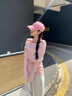 瑜尚臻品毛衣女春秋薄款一字肩针织衫上衣露肩气质甜美小众露锁骨打底衫 【粉红色】均码（85-130斤） 实拍图