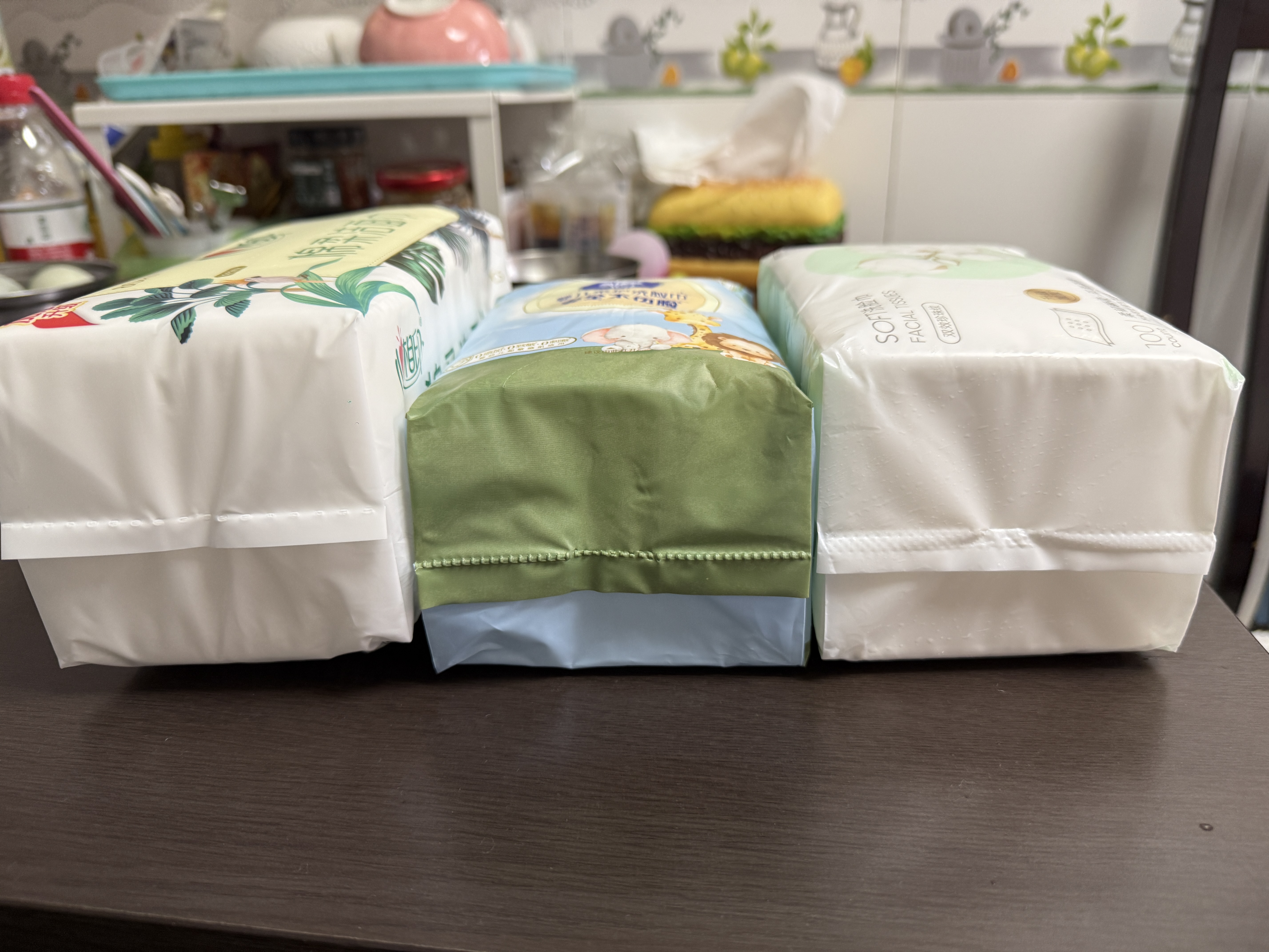 名创优品（MINISO）一次性洗脸巾珍珠纹AB双面洗面巾洁面巾干湿两用100片*1包15x20cm 实拍图