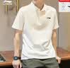 李宁棉polo衫男透气衬衫夏季跑步t恤运动休闲短袖翻领半袖上衣 实拍图