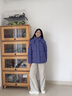 波司登（BOSIDENG）反季羽绒服【小蛮腰】90绒商场同款女90绒可脱卸帽显瘦保暖外套 夜影紫6436 S 160/84A 体重约100-110斤 实拍图
