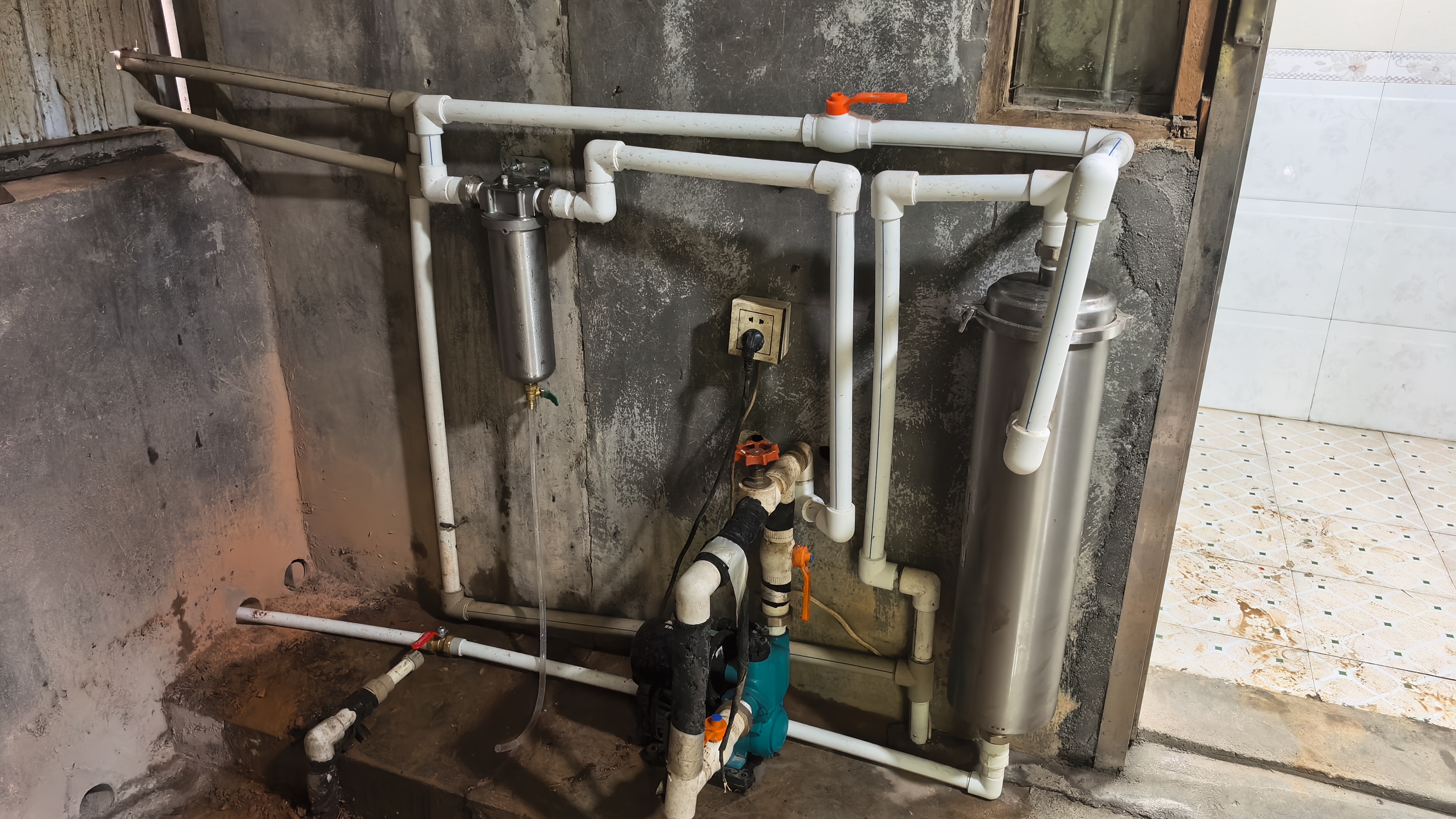 精瑞特大流量全屋中央净水器家用农村自来井水入户总水管不锈钢前置过滤反冲洗去除水垢余氯泥沙商用阻垢 6000L全屋净水器 不锈钢款 实拍图