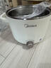 美的（Midea）电煮锅 0涂层不锈钢 宿舍小电锅 多功能家用宿舍泡面小火锅 2.6L蒸煮一体电热锅 XZC2066G 配蒸笼 实拍图