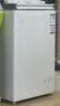海尔（Haier）100L单温小冰箱冰柜小型家用小冰柜冷柜冷冻冷藏转换一级能效深冷减霜大容量BC/BD-100GHW9D 实拍图