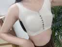 润微大胸显小内衣女士前扣拉链上托防下垂收副乳无痕运动文胸罩可外穿 实拍图