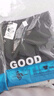 布恩普【两件装】夏季短袖t恤男韩版ins潮流宽松青少年五分半袖体恤男 GOOD黑色+Mi1黑色 2XL【建议体重140-150斤左右】 实拍图