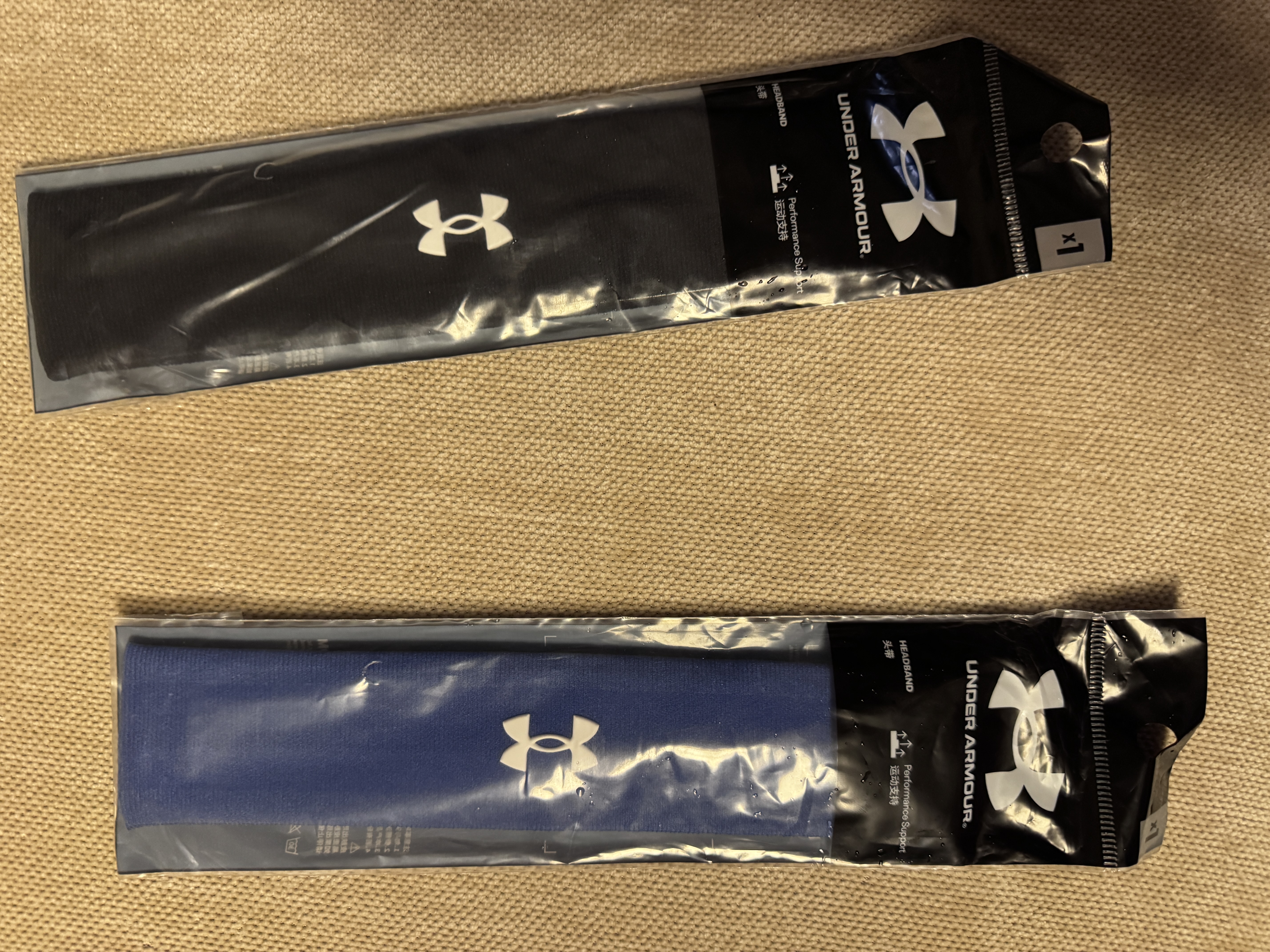 安德玛（Under Armour）运动发带止汗吸汗头巾男女导汗头箍篮球羽毛球跑步速干束发带 实拍图