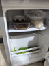 华宝小冰箱小型家用出租房用冷藏冷冻两用一级能效节能省电迷你宿舍寝室办公室二门电冰箱 【一级能效】76L银色【全国联保】 实拍图