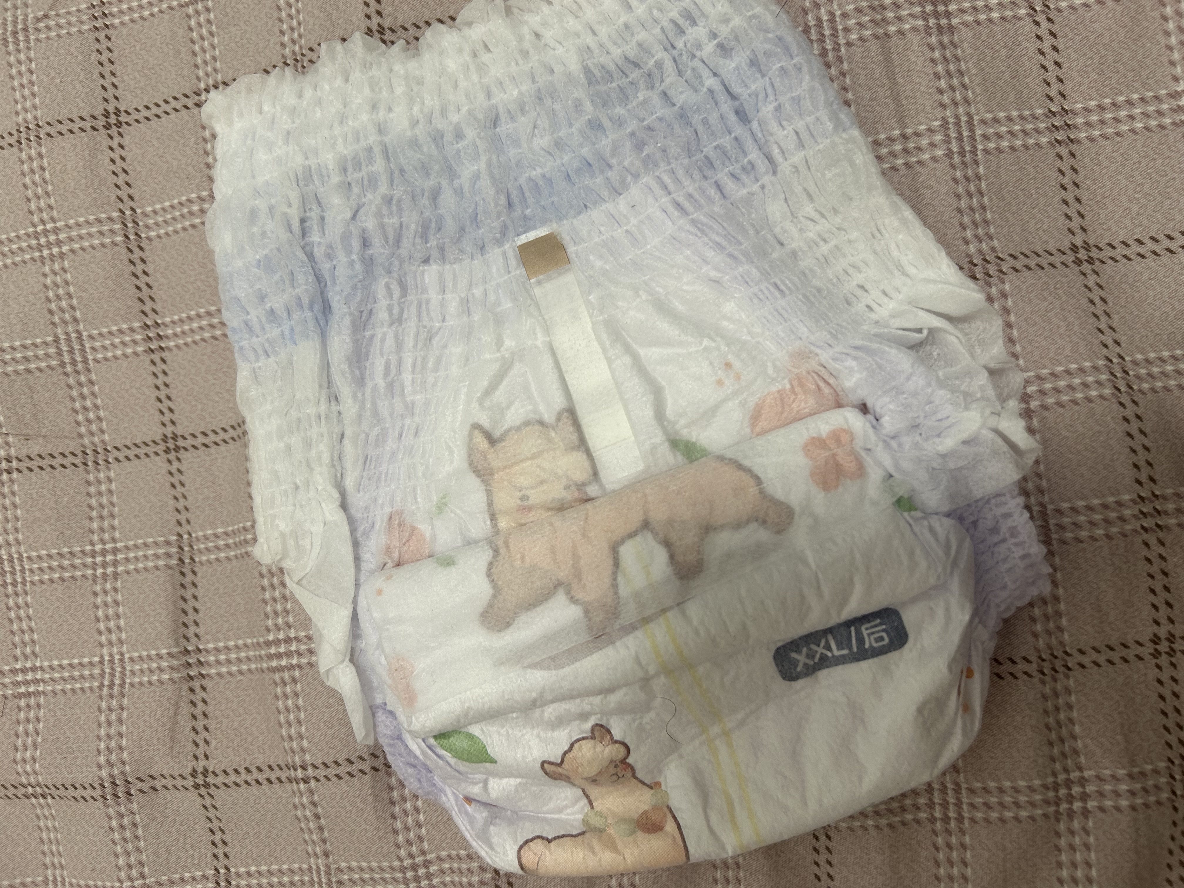 MOONY苏菲尤妮佳Q薄萌羽慕怡小羊驼拉拉裤XXL26片(15kg及以上) 实拍图