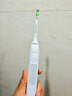 飞利浦（PHILIPS）声波电动牙刷钻石3系 5倍洁齿5种模式 洁净刷头*2 生日礼物送男士/女友 价保618 HX5181/01白 实拍图