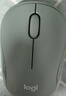 罗技（Logitech）M221 轻音鼠标 无线鼠标 办公鼠标 对称鼠标 带无线微型接收器 薄荷绿 实拍图