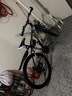 EG7山地自行车成人学生变速越野单车双减震赛车26寸青少年男女公路车 【基础版】辐条-黑白 26寸21速【适合：160-180CM】 实拍图