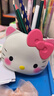 DIY配件收纳筒Kitty猫卡通可爱学生笔筒多功能手工材料包收纳 1个装【KT猫】化妆桶活动款 实拍图