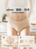 ubras内裤女士无尺码包臀运动瑜伽隐形无痕内裤15A抗菌纯棉蔓越莓底裆 实拍图