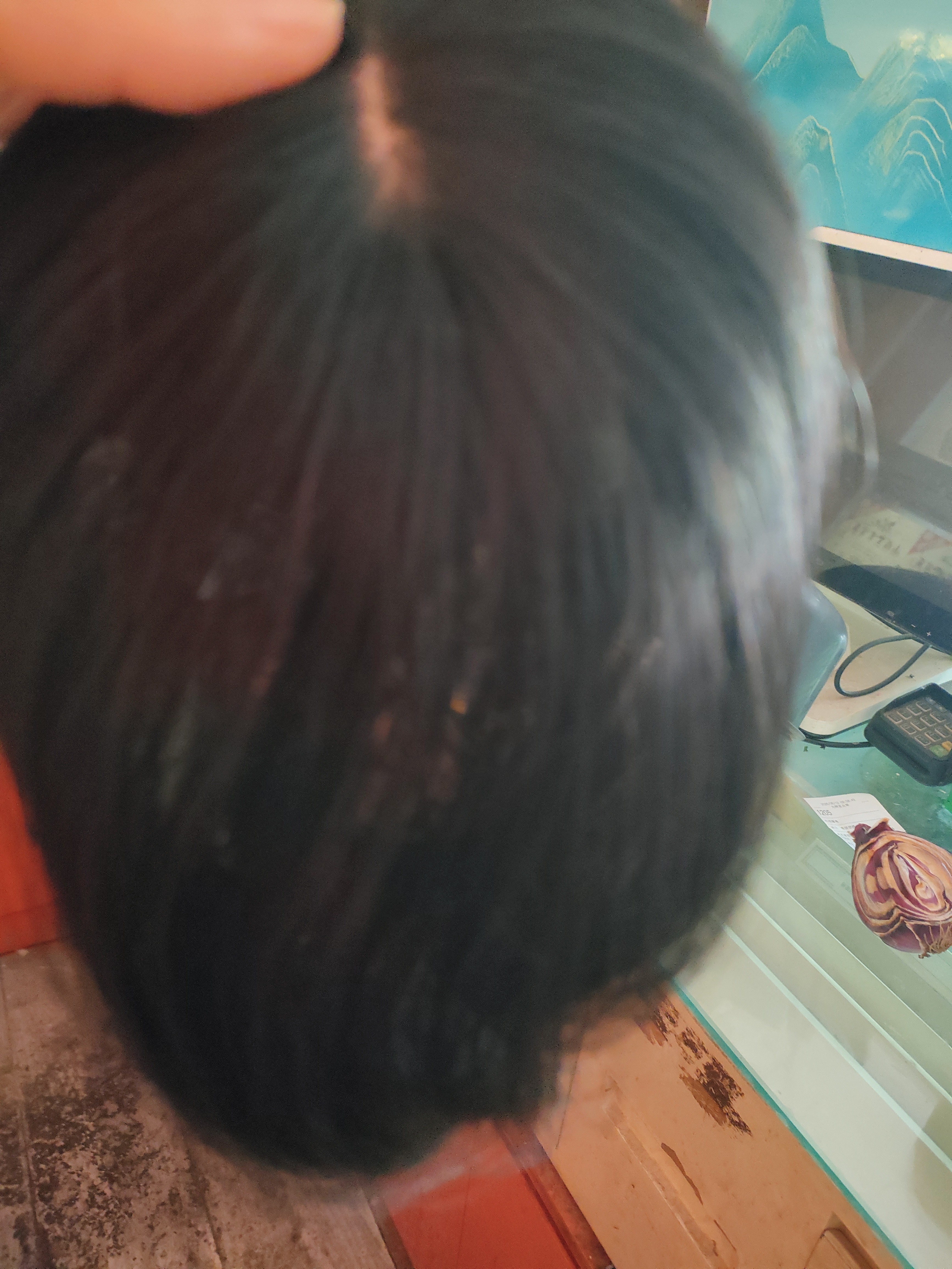 佰丝堂假发女真发头顶3d法式刘海补发片蓬松八字全真人发丝自然前额增发 3D八字刘海-自然黑【全真发】 实拍图