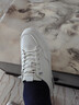 百丽男鞋牛皮小白鞋夏季厚底一脚蹬休闲鞋运动板鞋A1920AM5 白色 42 实拍图