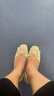 骏炳单鞋女鞋夏季平底鞋配裙子浅口软底乐福豆豆鞋舒适百搭上班妈妈鞋 DM-亿特利&J27米色 39 实拍图