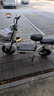 驰小虎电动自行车 吉祥虎新国标电动车电动自行车48V12Ah铅酸电池长续航电瓶车成人代步车电车白色 实拍图